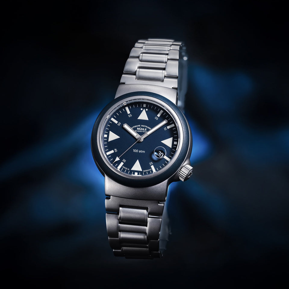 Mühle Glashütte S.A.R. Rescue-Timer Nautical Blue 42mm Automatic Watch
