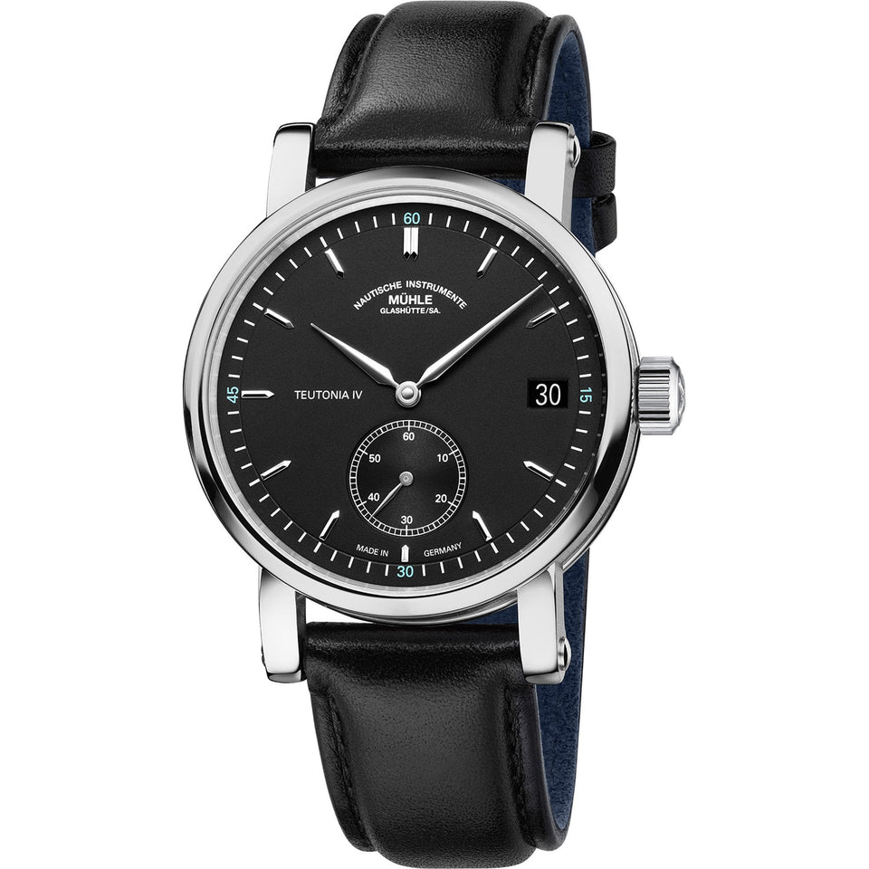 Mühle Glashütte Teutonia IV Small Second 41mm Black Leather Automatic Watch