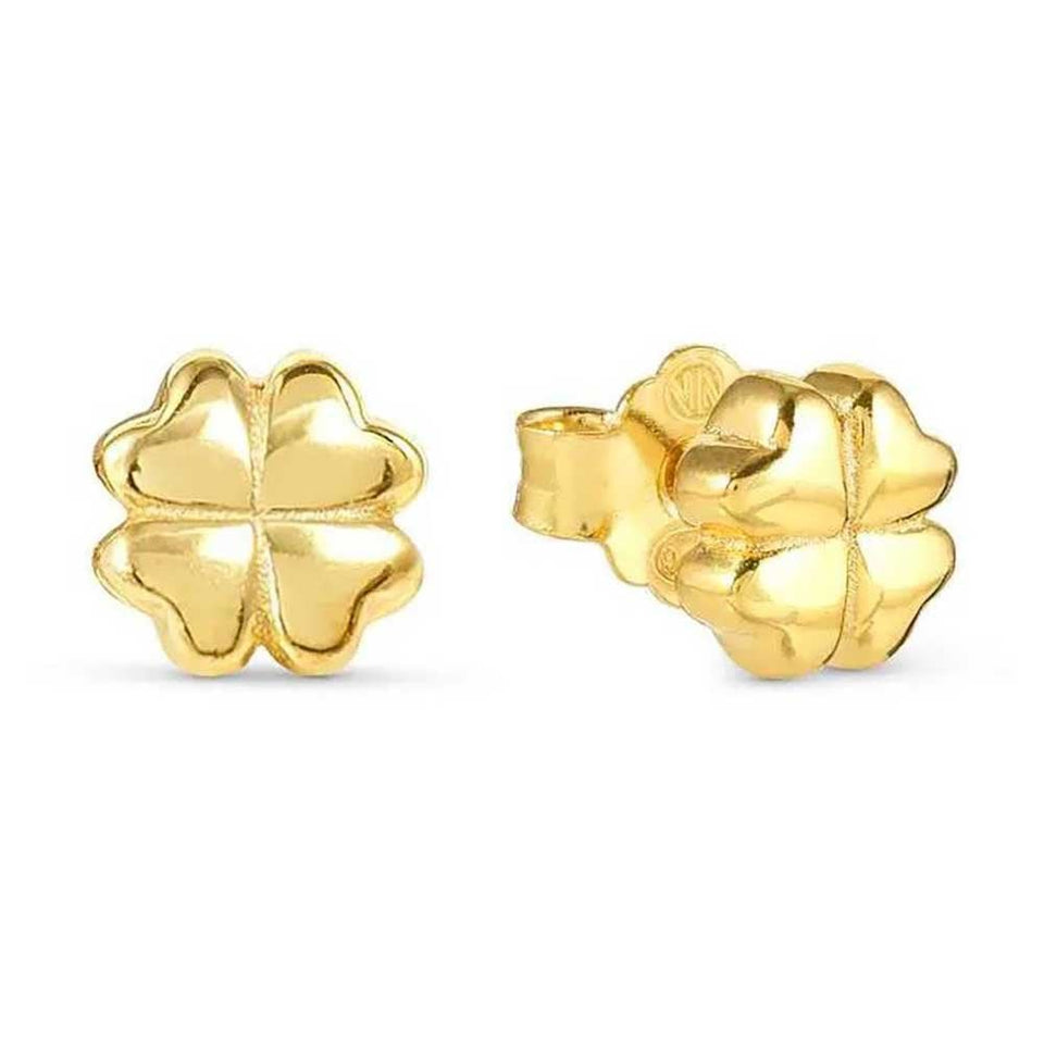 Nomination ARMONICA Gold Plated Four Leaf Clover Earrings