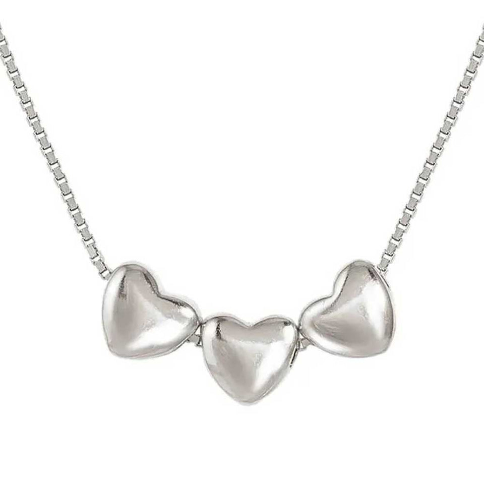 Nomination ARMONICA Sterling Silver Triple Heart Necklace