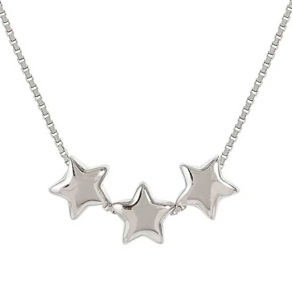Nomination ARMONICA Sterling Silver Triple Star Necklace