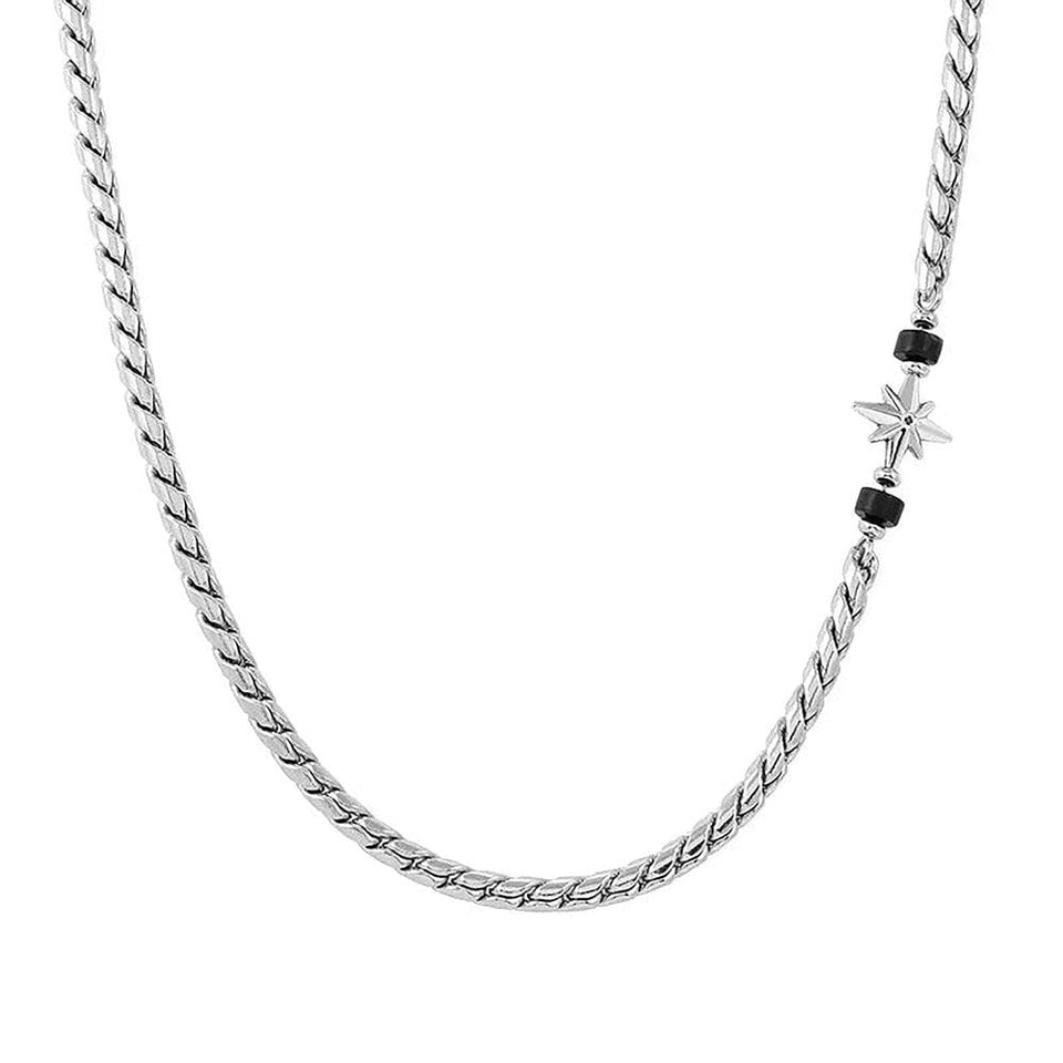 Nomination ATLANTE Wind Rose & Natural Stones Chain Necklace
