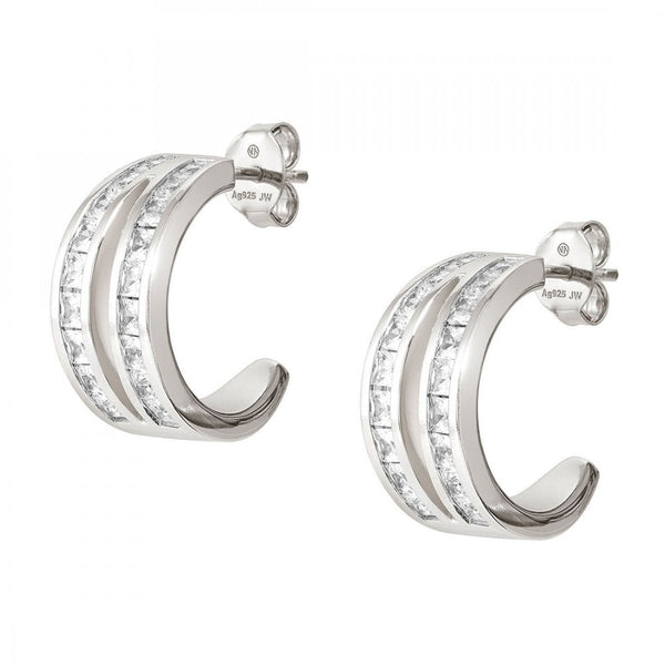 Nomination CARISMATICA Silver Stone Set Earring Hoops
