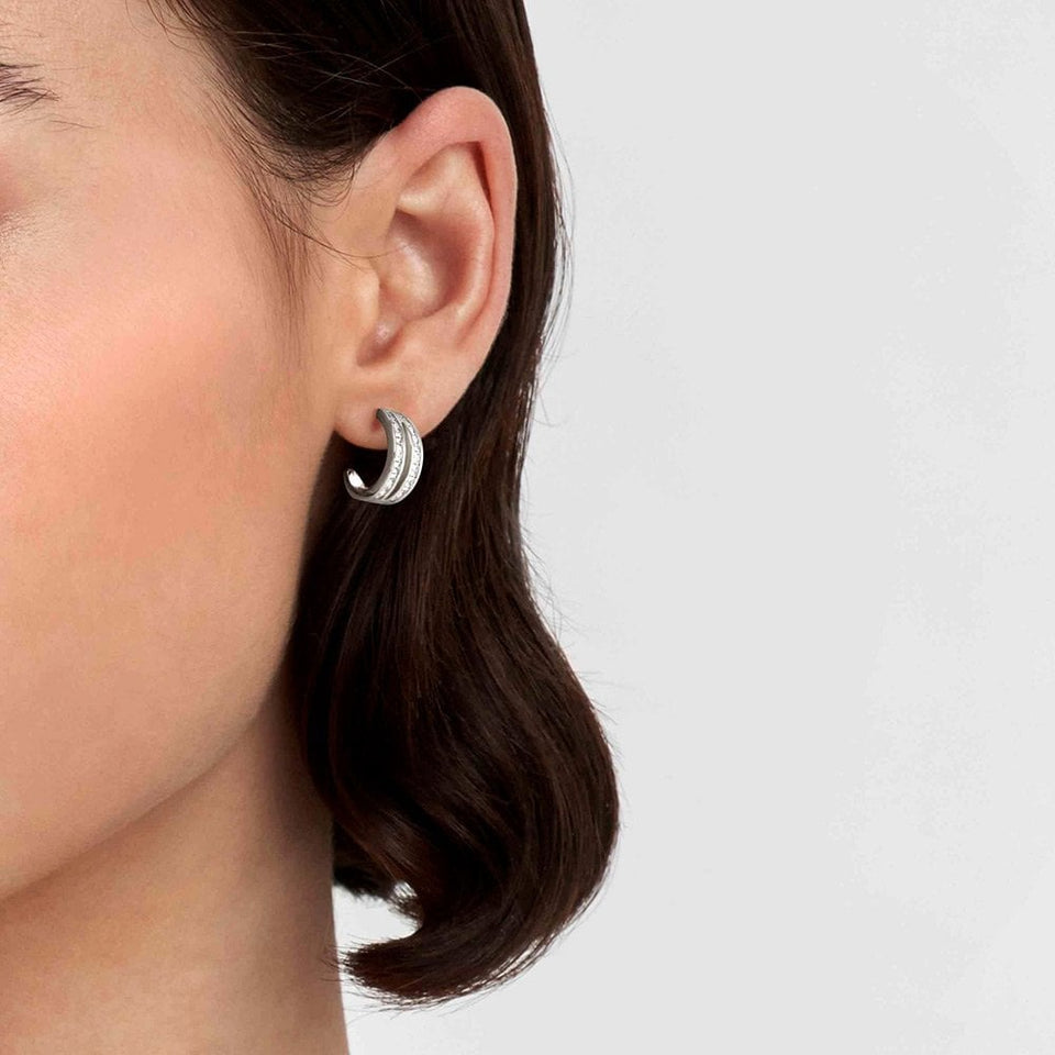 Nomination CARISMATICA Silver Stone Set Earring Hoops