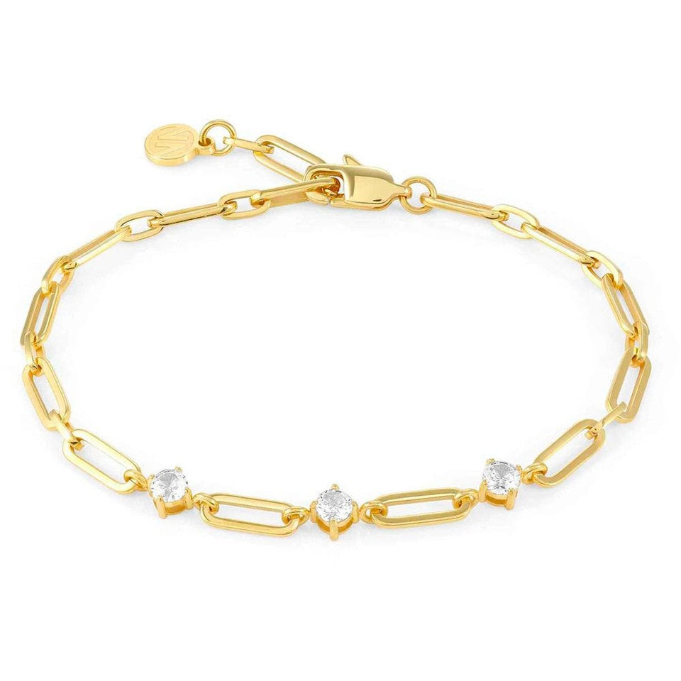 Nomination CHAINS OF STYLE Gold Tone Stone Set Bracelet