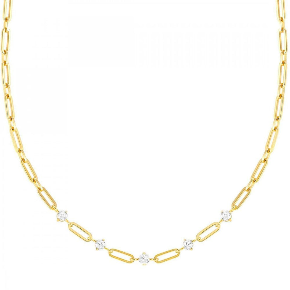 Nomination CHAINS OF STYLE Gold Tone Stone Set Short Necklace