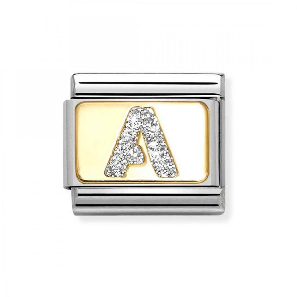 Nomination CLASSIC Composable Glitter 'A' Charm