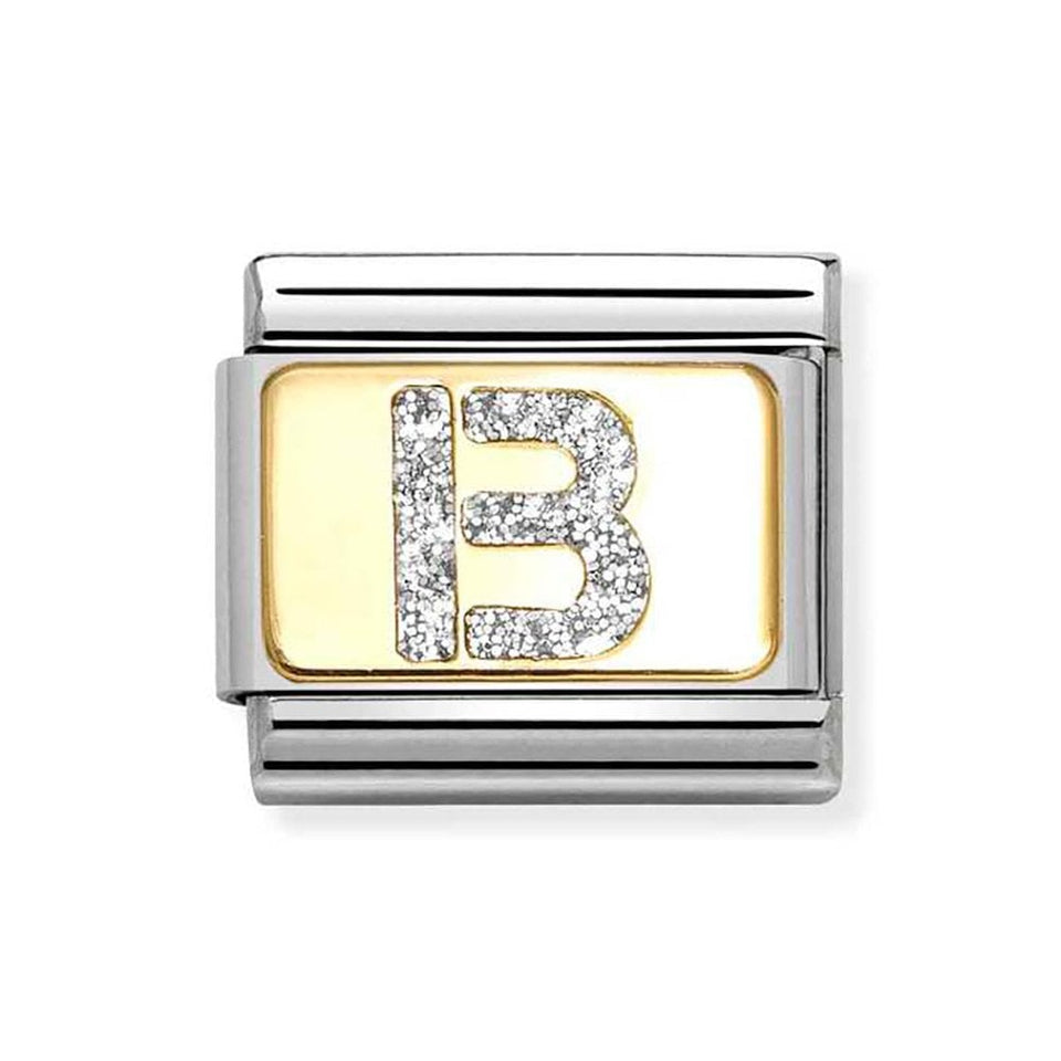 Nomination CLASSIC Composable Glitter 'B' Charm