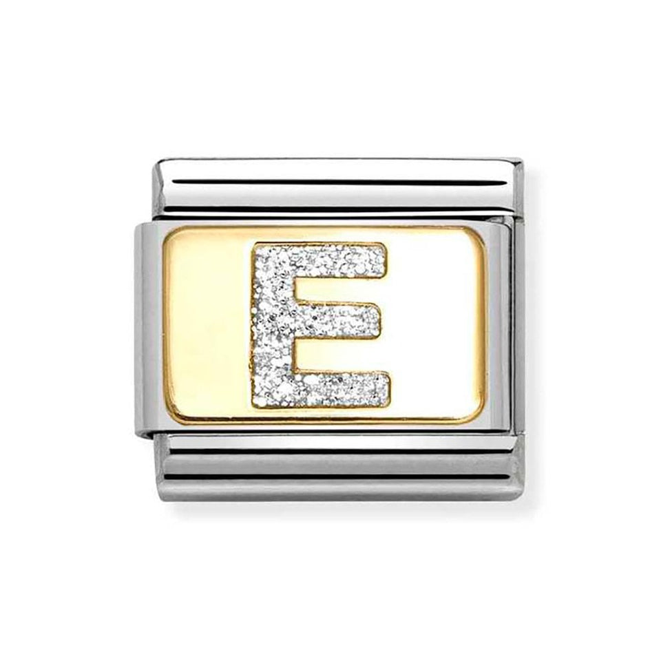 Nomination CLASSIC Composable Glitter 'E' Charm