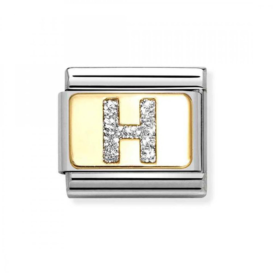 Nomination CLASSIC Composable Glitter 'H' Charm