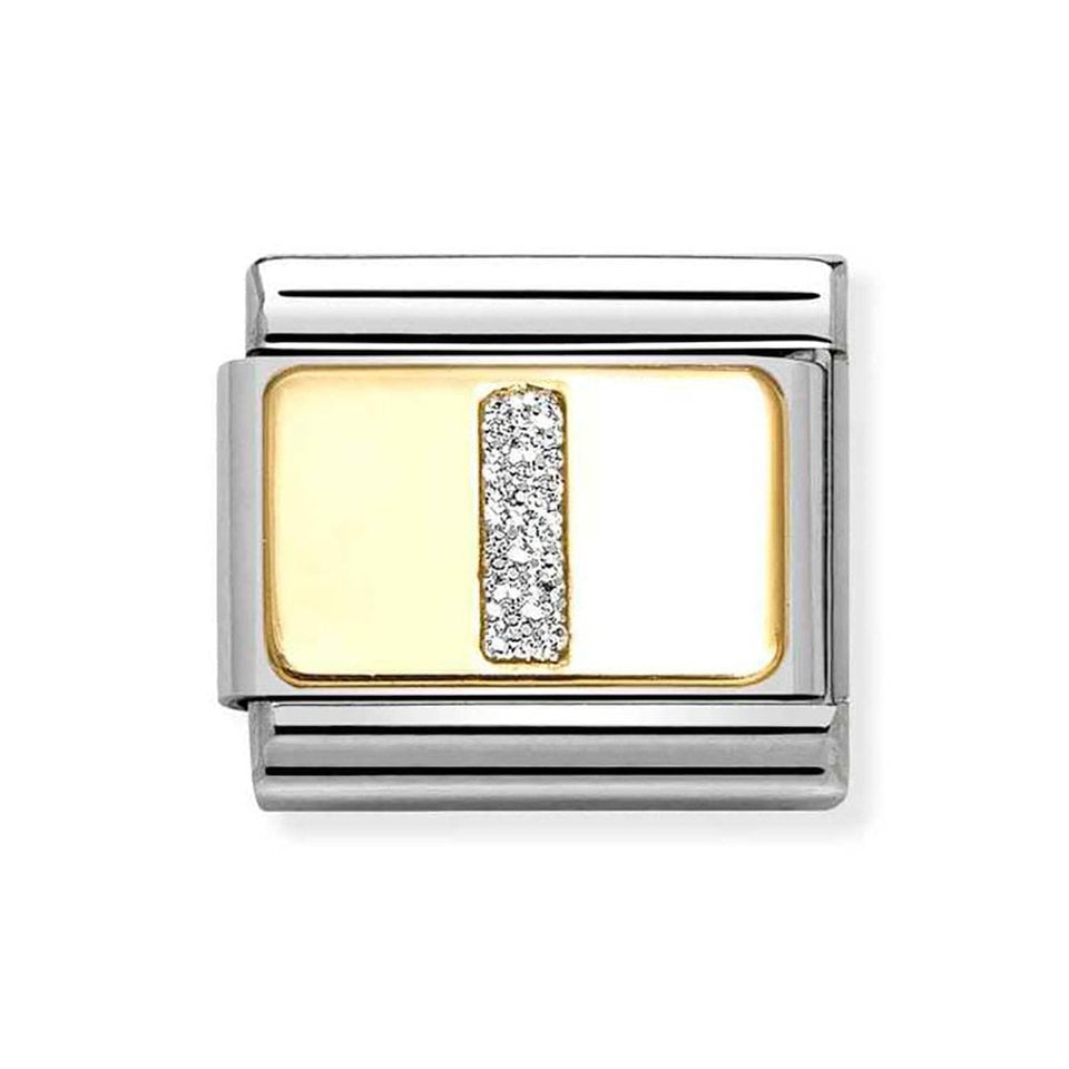 Nomination CLASSIC Composable Glitter 'I' Charm