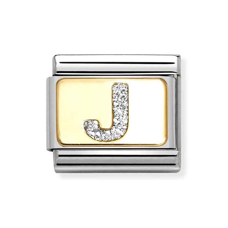 Nomination CLASSIC Composable Glitter 'J' Charm