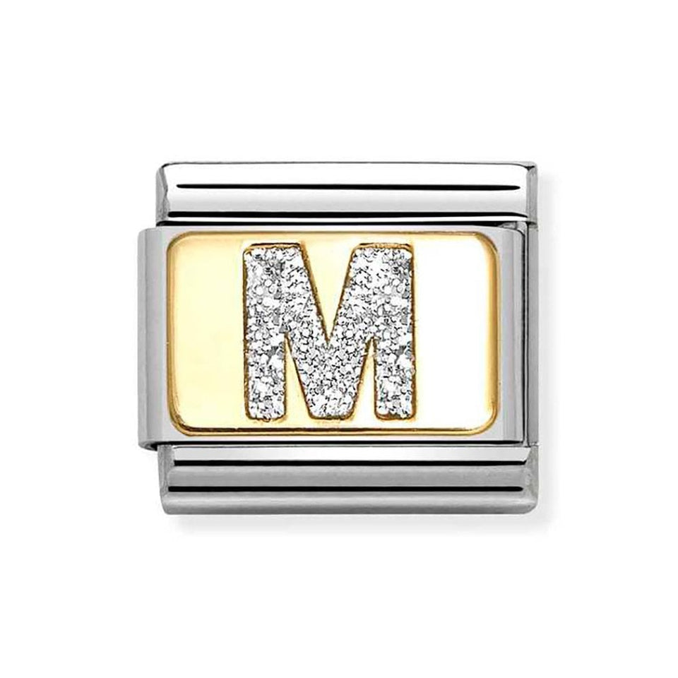 Nomination CLASSIC Composable Glitter 'M' Charm