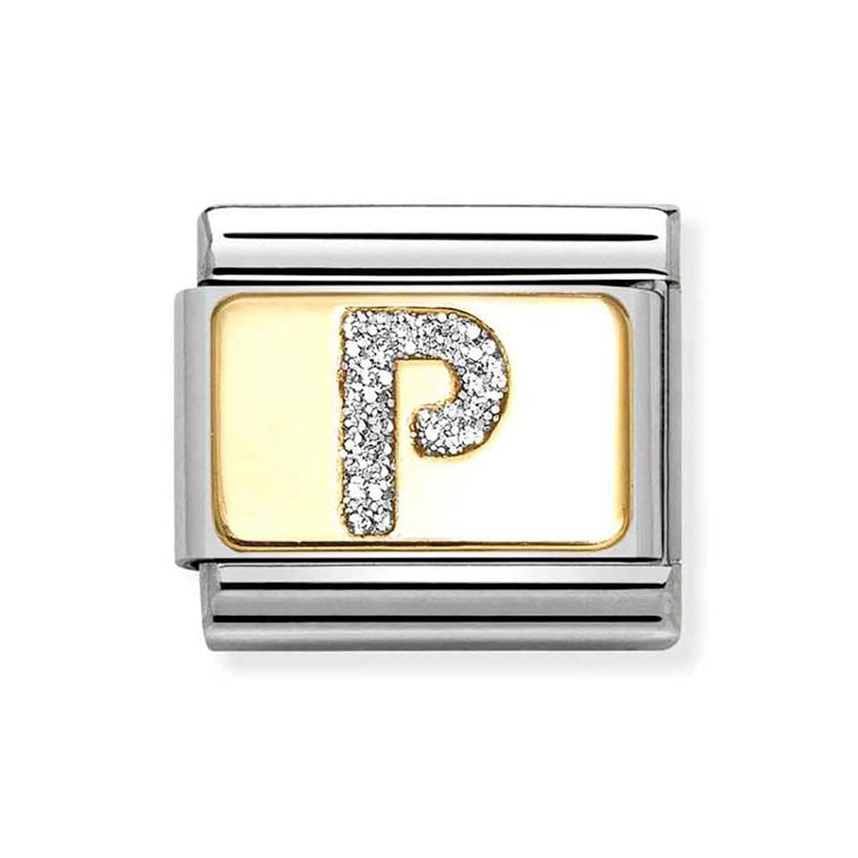 Nomination CLASSIC Composable Glitter 'P' Charm