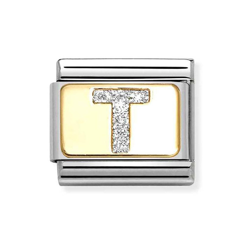 Nomination CLASSIC Composable Glitter 'T' Charm