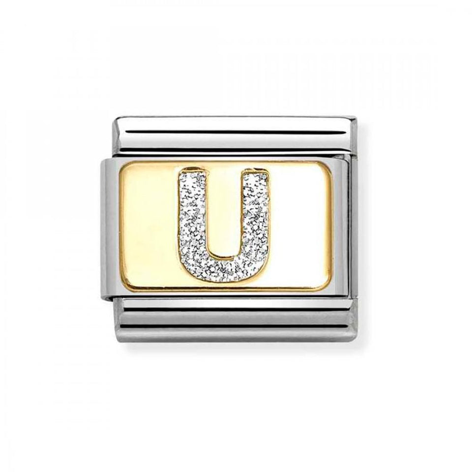 Nomination CLASSIC Composable Glitter 'U' Charm