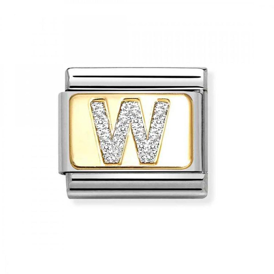 Nomination CLASSIC Composable Glitter 'W' Charm