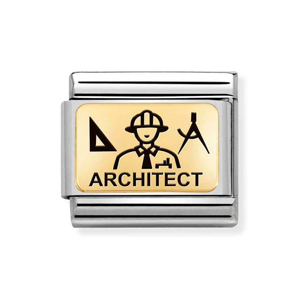 Nomination OUTLET CLASSIC Gold 'ARCHITECT' Charm