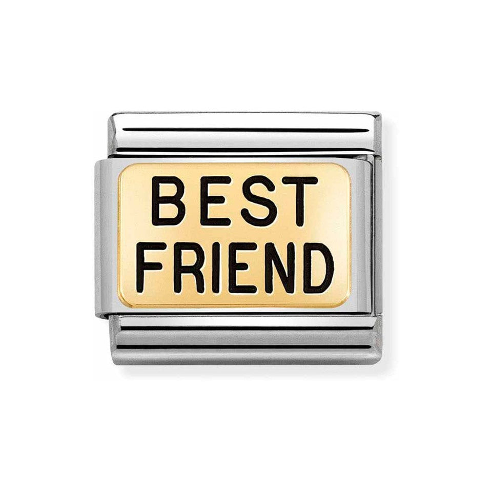 Nomination CLASSIC Gold 'BEST FRIEND' Charm