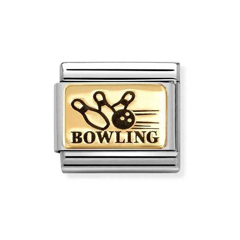 Nomination CLASSIC Gold Bowling Charm