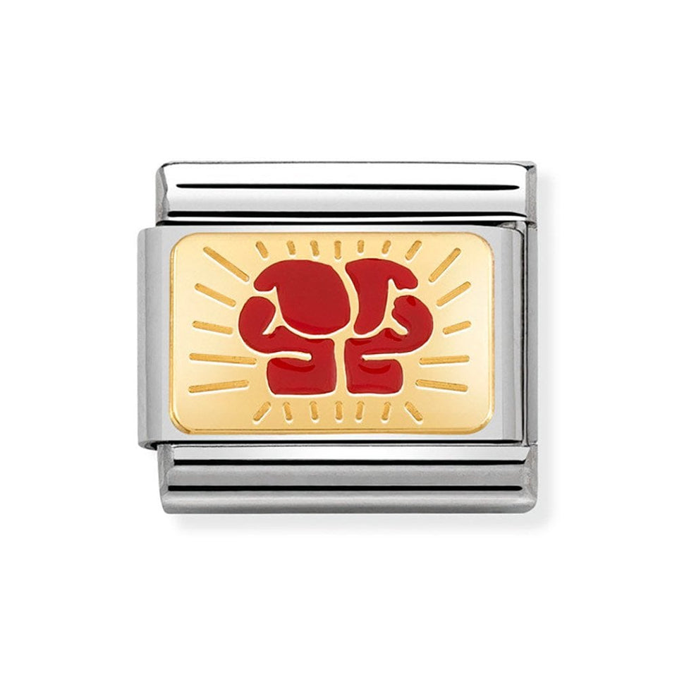 Nomination CLASSIC Gold 'BOXING' Charm