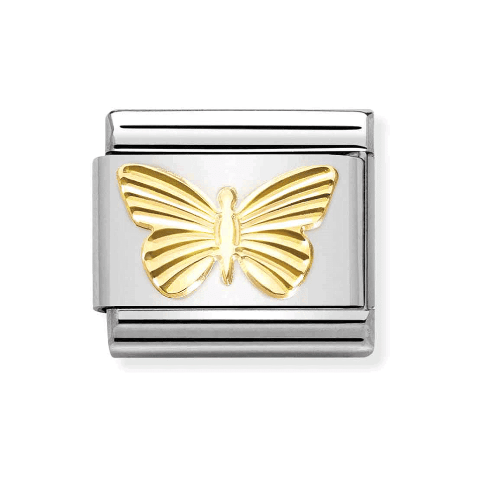 Nomination CLASSIC Gold Butterfly Charm