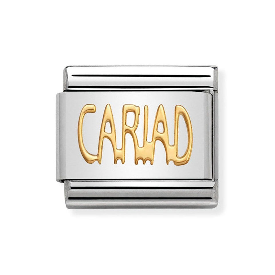 Nomination CLASSIC Gold 'Cariad' Charm