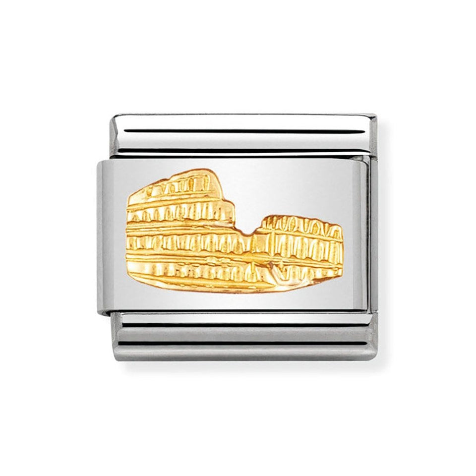 Nomination CLASSIC Gold Colosseum Charm