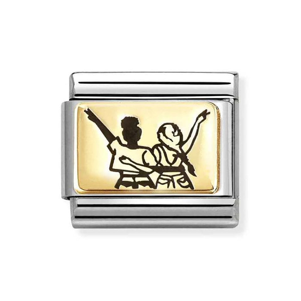 Nomination CLASSIC Gold Concert Friends Charm