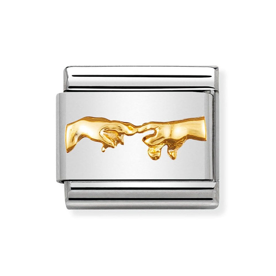 Nomination CLASSIC Gold Creation Relief Charm