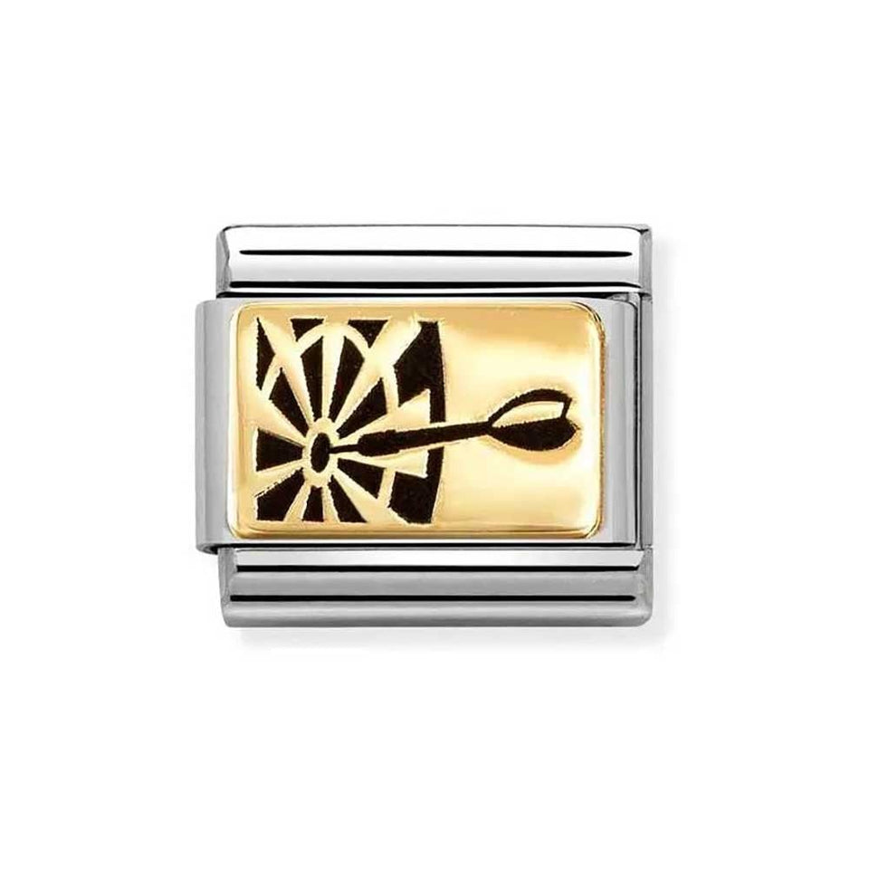 Nomination CLASSIC Gold Darts Charm