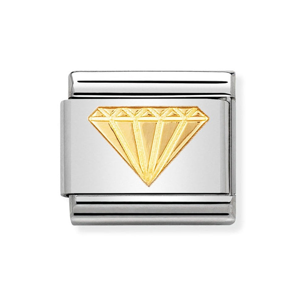 Nomination CLASSIC Gold Diamond Charm