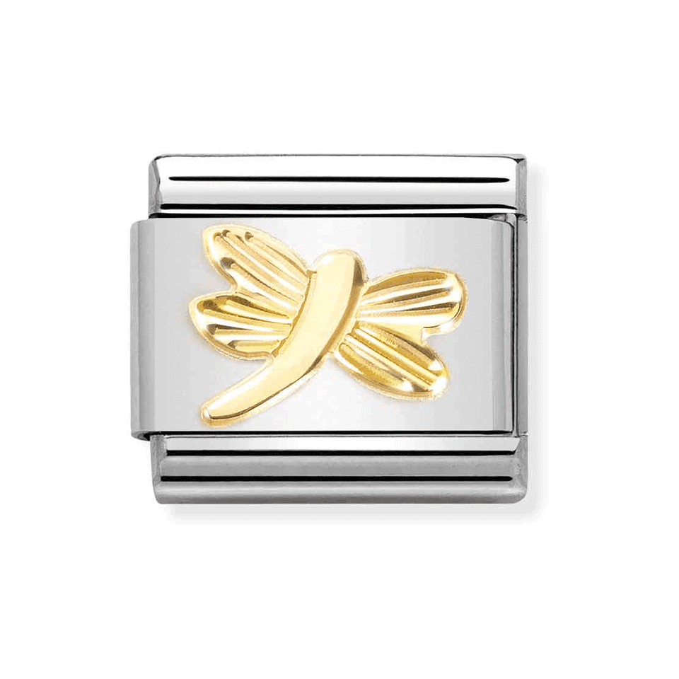 Nomination CLASSIC Gold DragonFly Charm