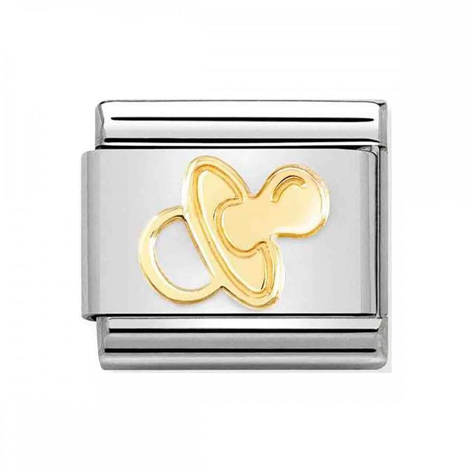 Nomination CLASSIC Gold Dummy Charm