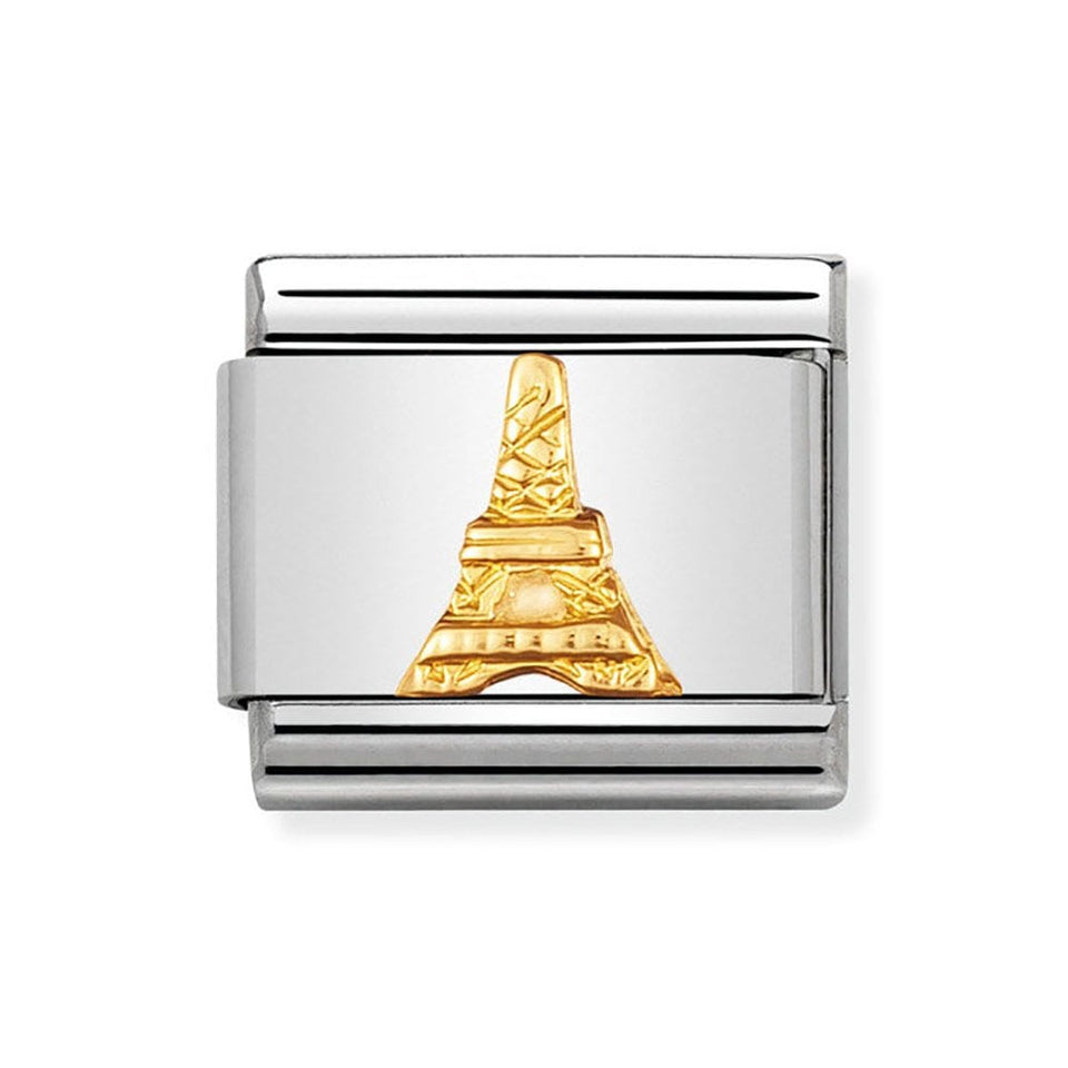Nomination CLASSIC Gold Eiffel Tower Charm