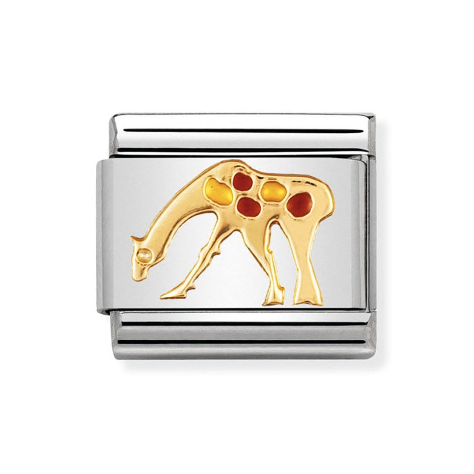 Nomination CLASSIC Gold & Enamel Giraffe Charm