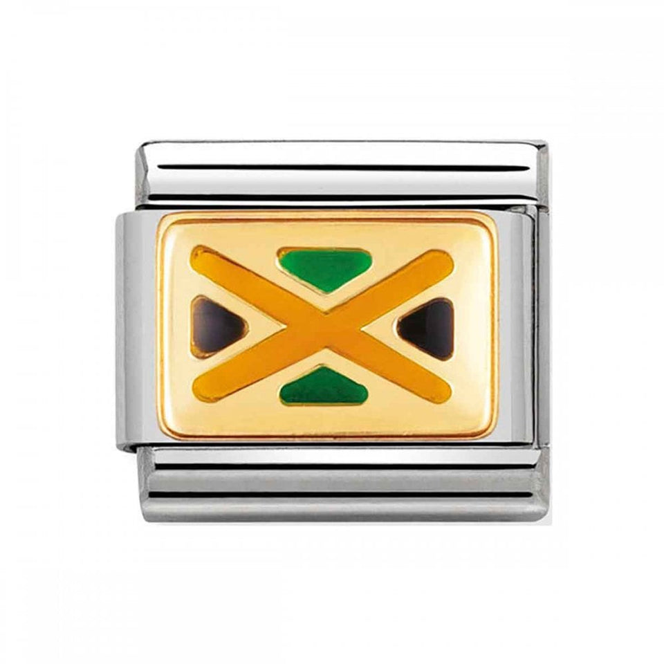 Nomination CLASSIC Gold Enamel Jamaica Charm