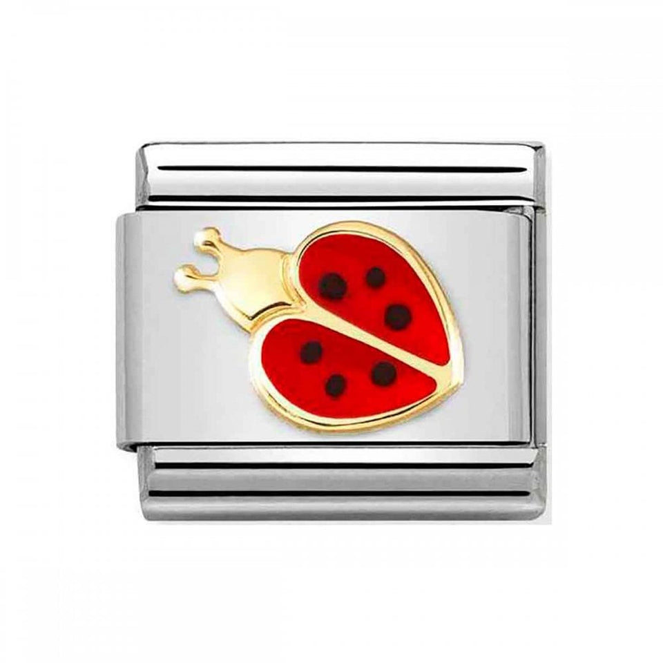 Nomination CLASSIC Gold Enamel LadyBird Charm