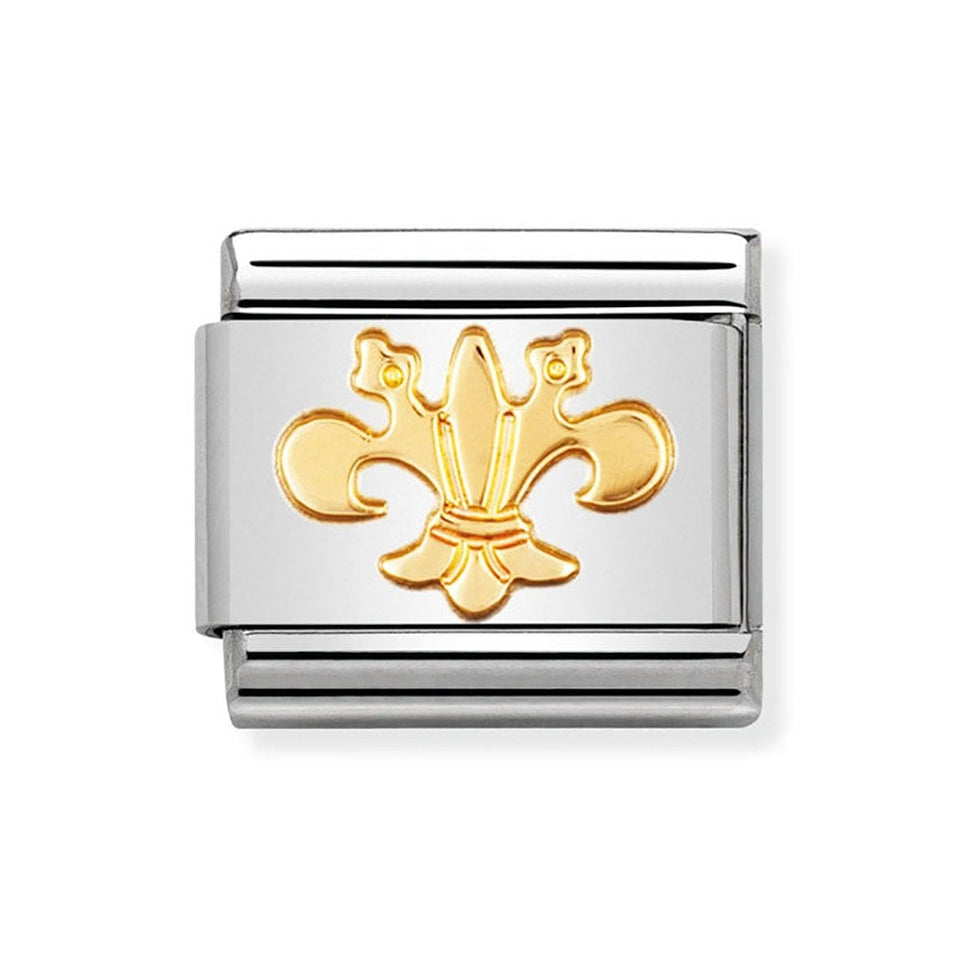 Nomination CLASSIC Gold Fleur de Lis Charm