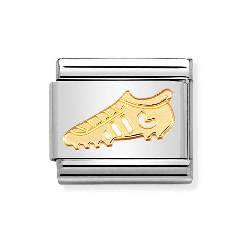 Nomination CLASSIC Gold Football Boot Charm
