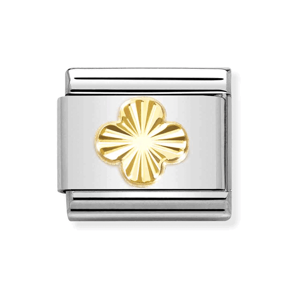 Nomination CLASSIC Gold Four Leaf Clover Charm