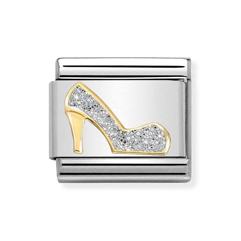 Nomination CLASSIC Gold Glitter Shoe Charm
