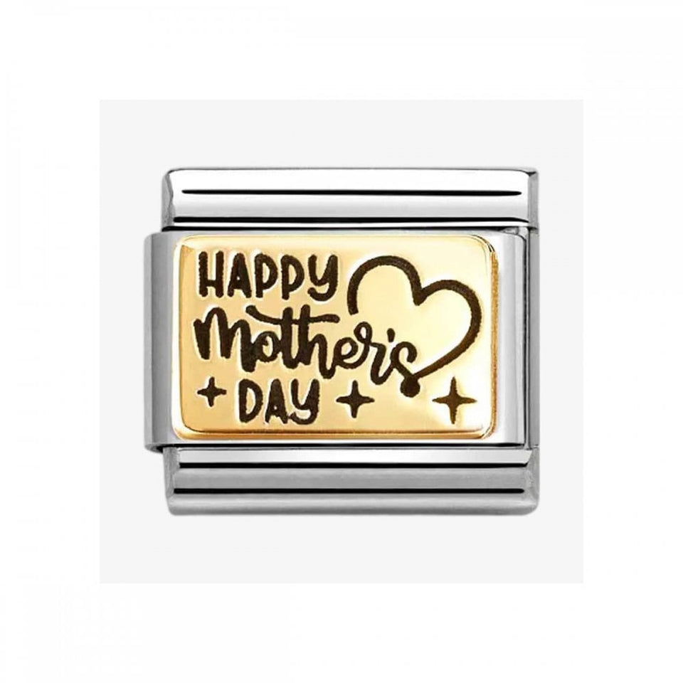 Nomination CLASSIC Gold Happy Mothers Day Charm