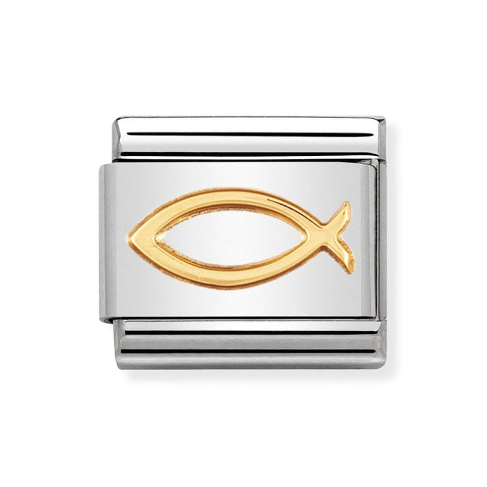 Nomination CLASSIC Gold Ichthys Charm