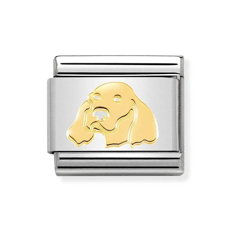 Nomination CLASSIC Gold Irish Setter Charm