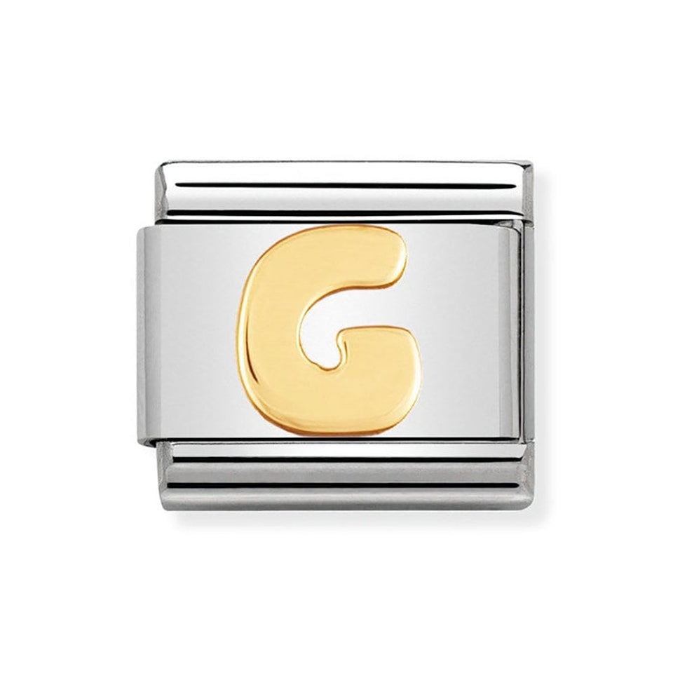 Nomination CLASSIC Gold Letter 'G' Charm