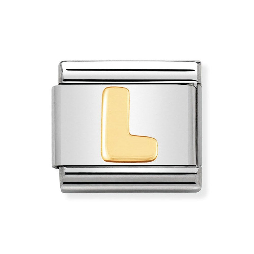 Nomination CLASSIC Gold Letter 'L' Charm