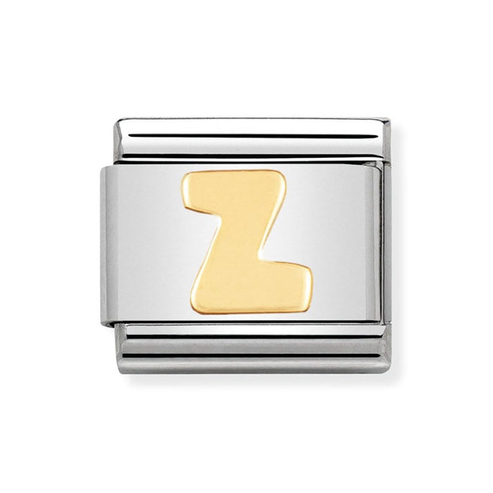 Nomination CLASSIC Gold Letter 'Z' Charm