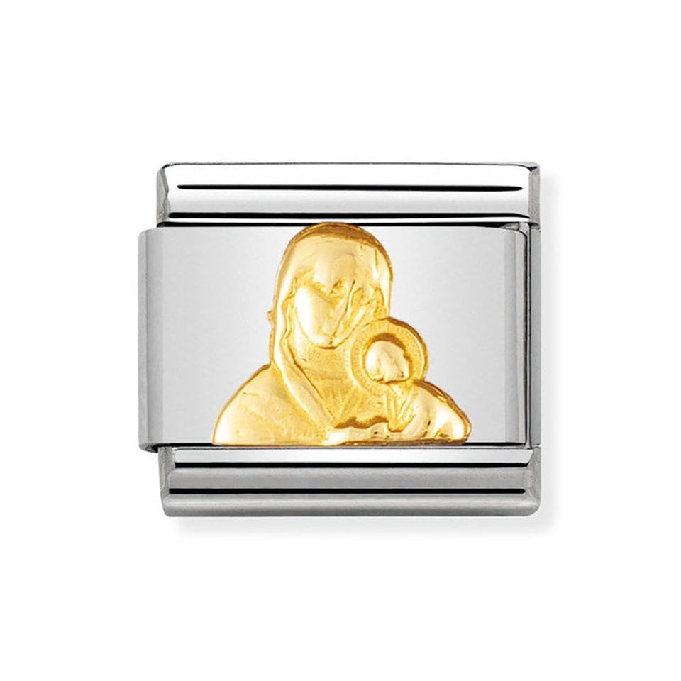Nomination CLASSIC Gold Madonna With Child Charm