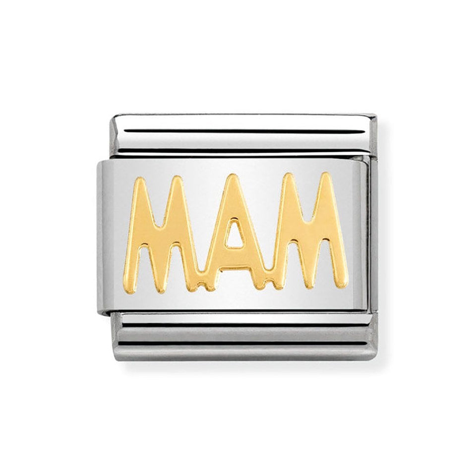Nomination CLASSIC Gold 'MAM' Charm